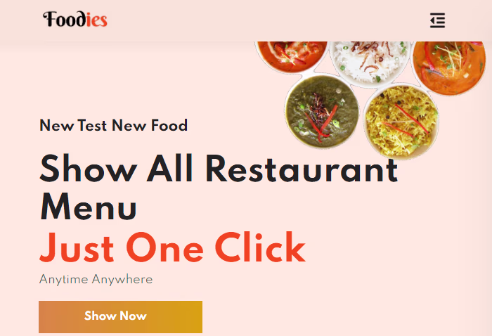 Foodies Website