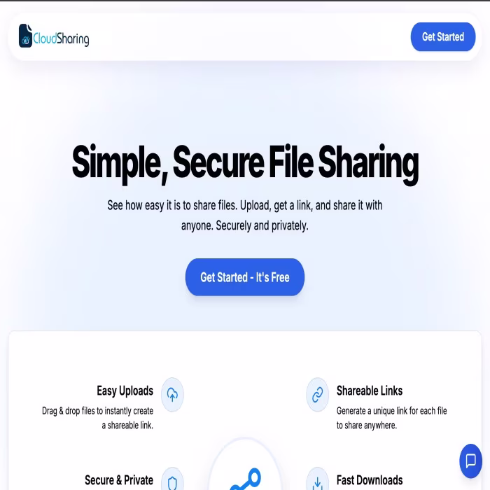 Cloud Sharing File sharing website