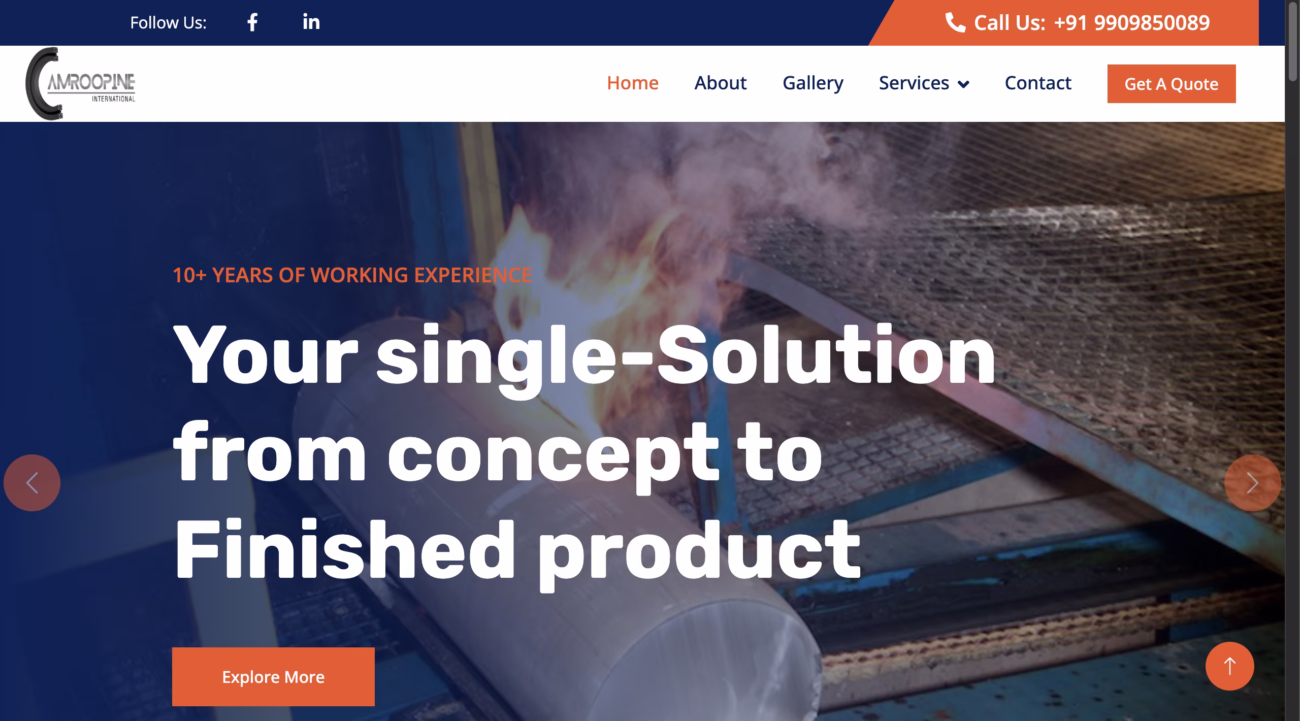 Camroo Pine International Website